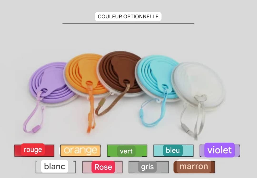 🥤 Gobelet en Silicone Pliable. 13 500 fcfa pour 2 gobelets